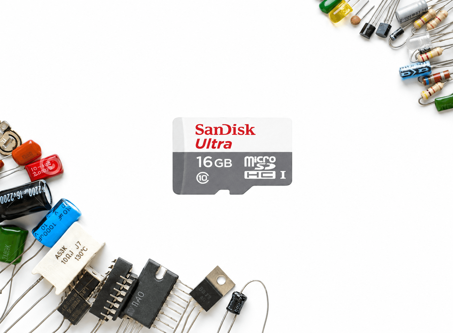 ذاكرة تخزين 16 جيجابايت صنف 10 SanDisk 16G Class10 | MicroSD Memory Card