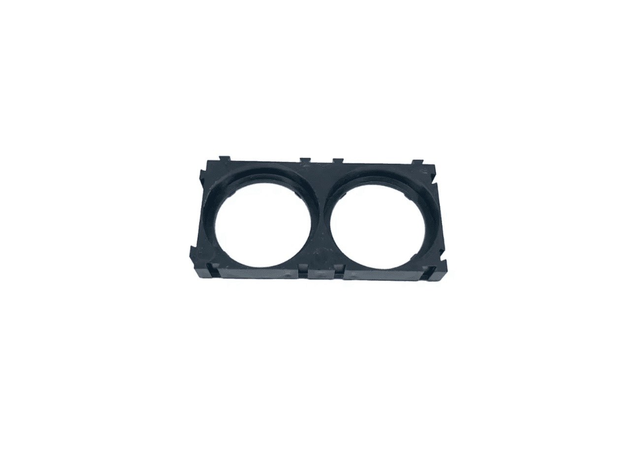 حاضنة بطارية بلاستيكية ABS لخلايا 33140 بترتيب 1x2 | 33140 Cell Holder Bracket 1x2 Flame-Retardant ABS