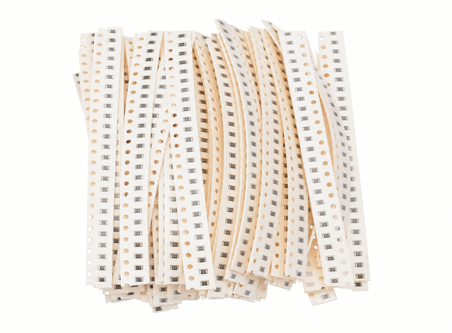 طقم مقاومات سطحية 0805 بألفي قطعة على 80 قيمة من 10Ω حتى 910kΩ | 0805 SMD Resistor Assorted Kit, 80 Values x 25 Pcs = 2000 Pcs