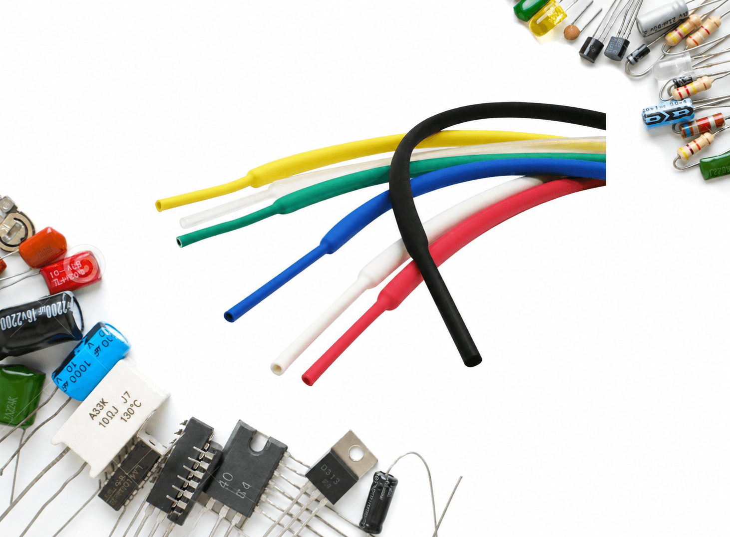 أنبوب انكماش حراري φ 5.0 8.55mm 2-1 1kv | Heat Shrink Tubing