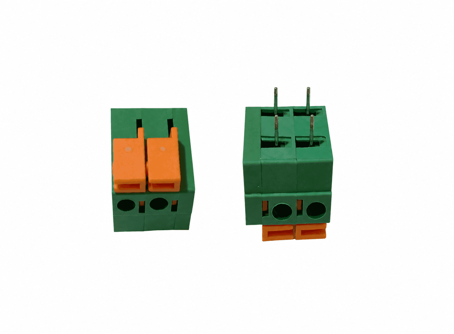 طرف توصيل زنبركي للوحات الدوائر المطبوعة 2P KF142R 5.08mm | PCB Spring Terminal Block