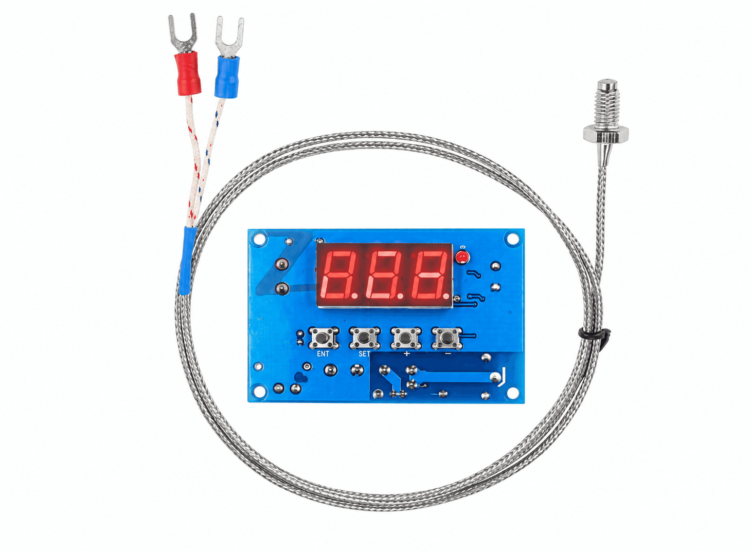 متحكم حرارة رقمي لدرجات الحرارة العالية High Temperature Thermostat Digital Temperature Control Module -30-999℃ K-type Thermocouple 220V #J5 X13831 | Temperature Controller