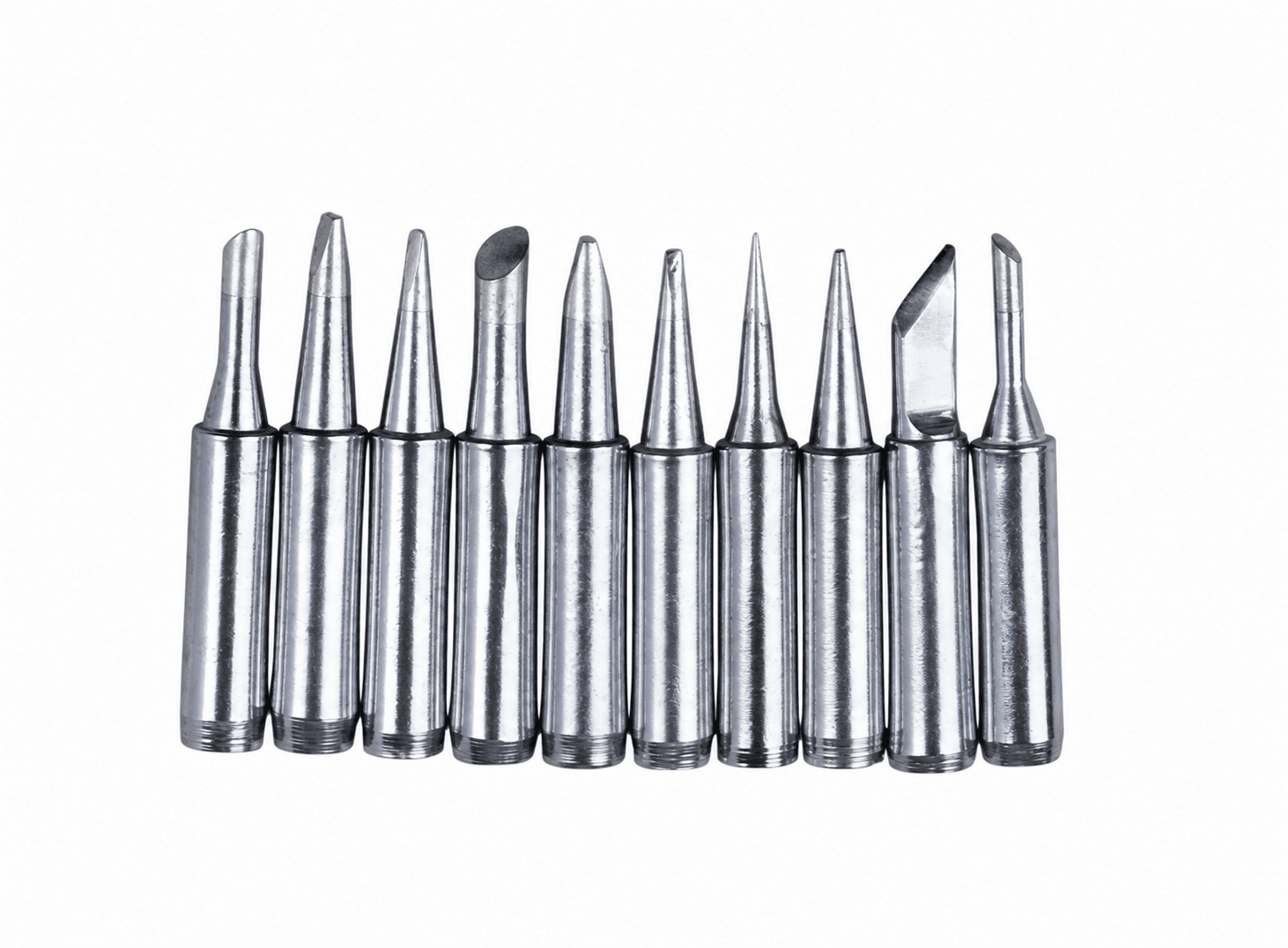 رؤوس مكواة لحام 60 واط 900M خالية من الرصاص 10 قطع | 10pcs 60W 900M Lead-free Solder Iron Tips