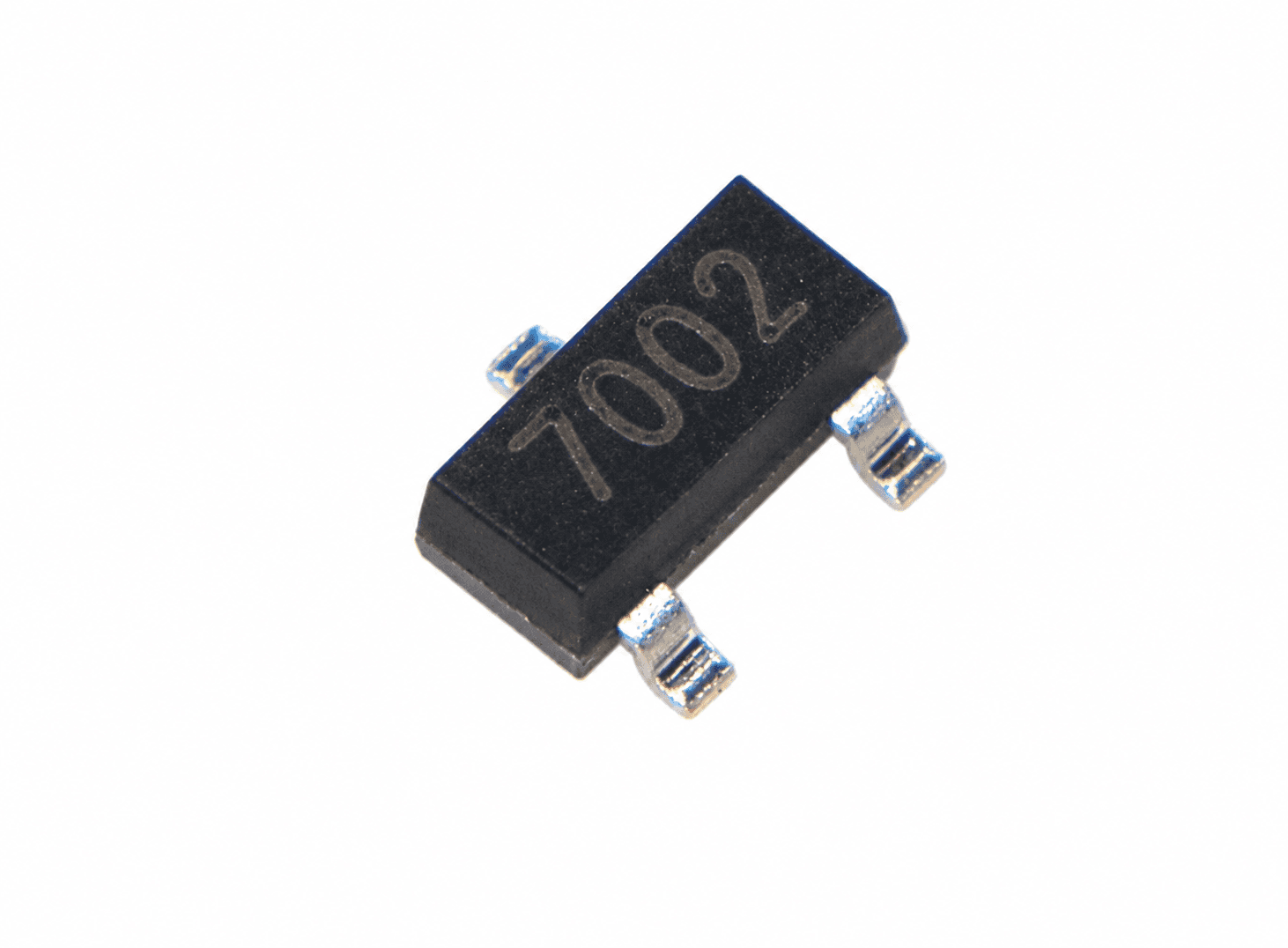 ترانزستور MOSFET قناة N طراز 2N7002 بفولتية 60V حزمة SOT-23 | 2N7002LT1G N-Channel MOSFET 60V SOT-23