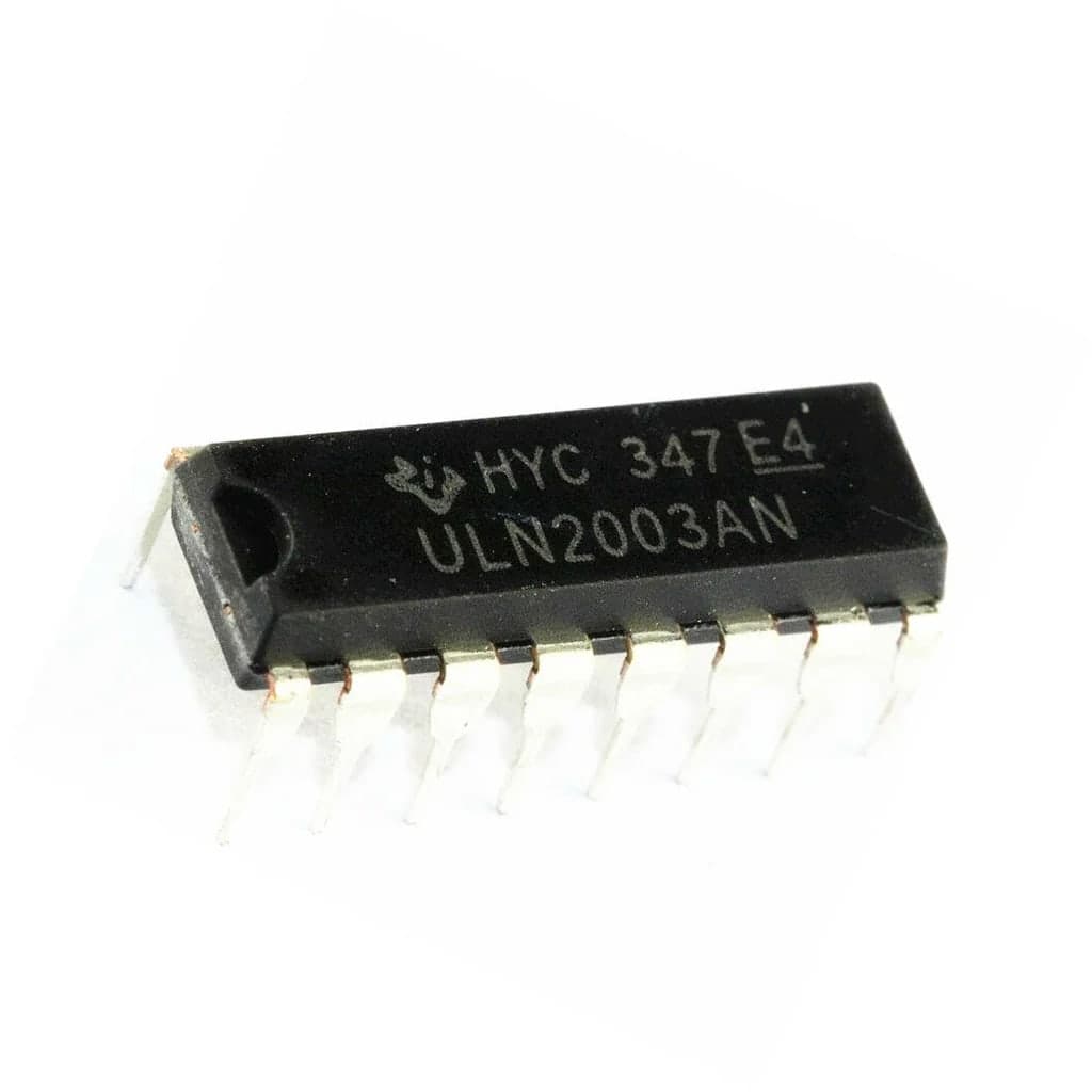 رقاقة مصفوفة ترانزستورات دارلنغتون ULN2003 لقيادة الأحمال | ULN2003 Darlington Transistor Array Driver IC