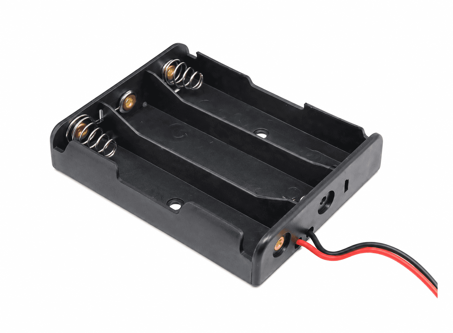 حاضنة بطاريات 18650 لثلاث خلايا بأطراف نابضة | 3 x 18650 Battery Holder with Spring Contacts