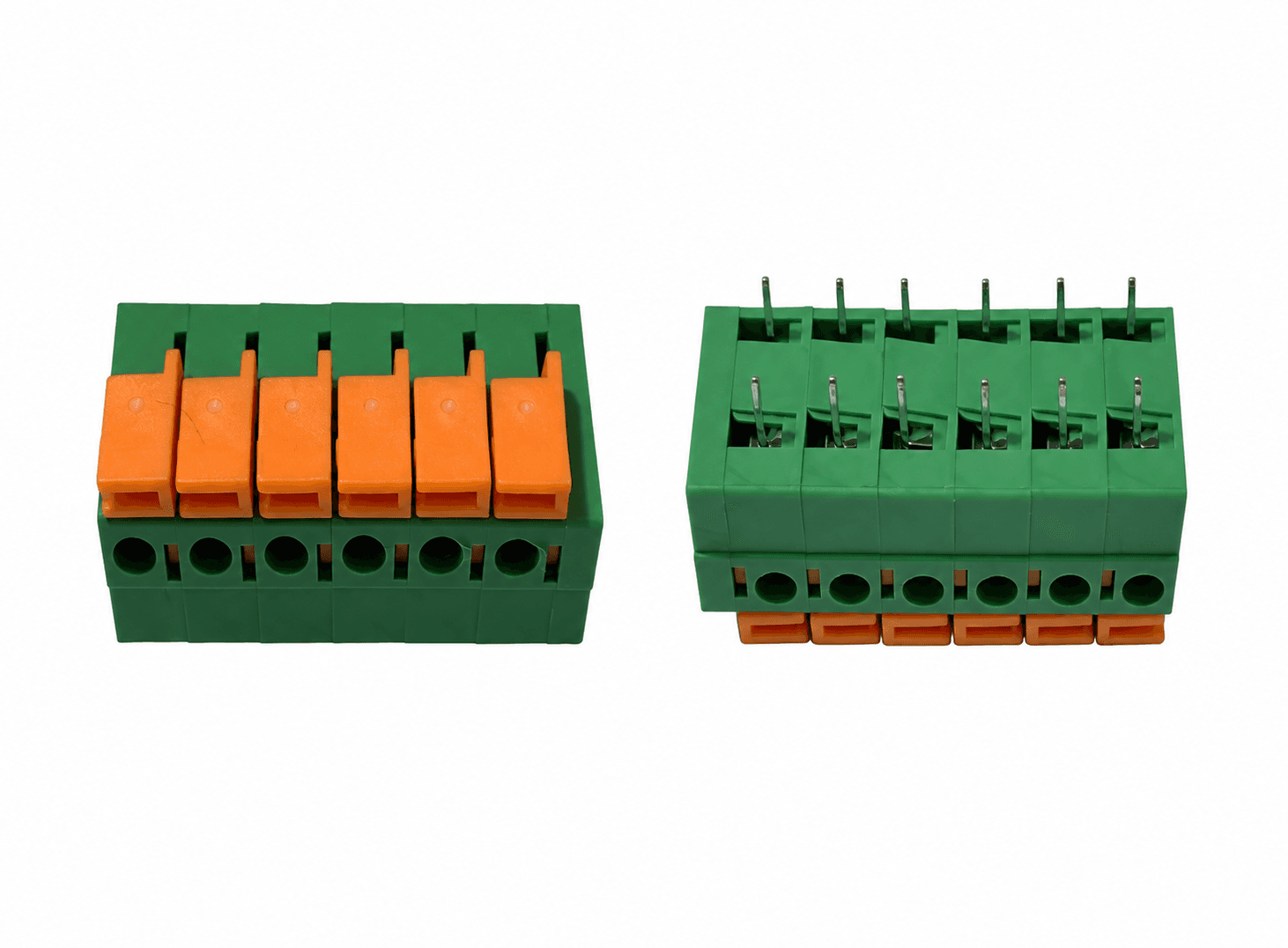 طرف توصيل زنبركي للوحات الدوائر المطبوعة 6P KF142R 5.08mm | PCB Spring Terminal Block