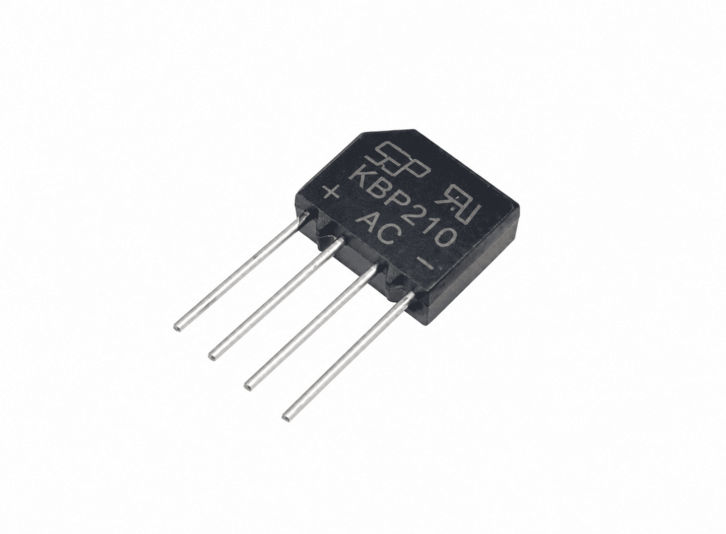 دايود قنطرة توحيد Diode Bridge Rectifier KBP210 1000V 2A | Bridge Rectifier