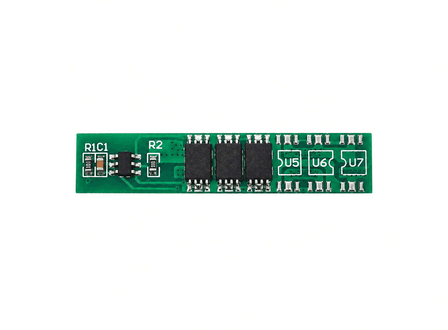 لوحة حماية BMS لخلية ليثيوم أيون 1S بجهد 3.7V وتيار 6A بـ3 MOSFET | 1S 6A 3.7V Li-ion 3 MOSFET BMS Protection Board for 18650