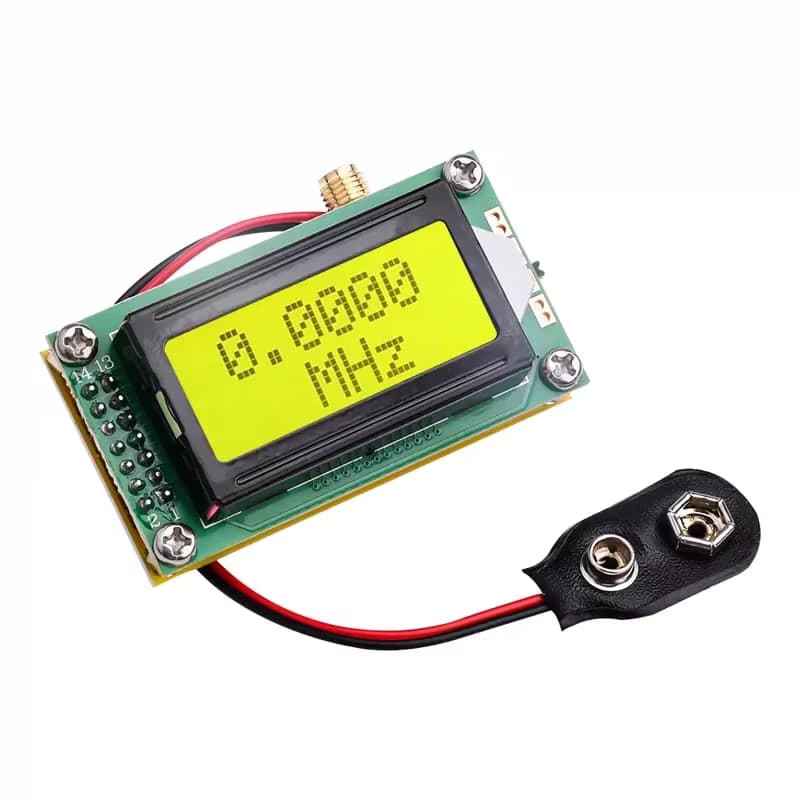 عدّاد تردد رقمي عالي الدقة للترددات الراديوية من 1 إلى 500 ميجاهرتز | High-Accuracy RF Digital Frequency Counter Meter, 1-500MHz