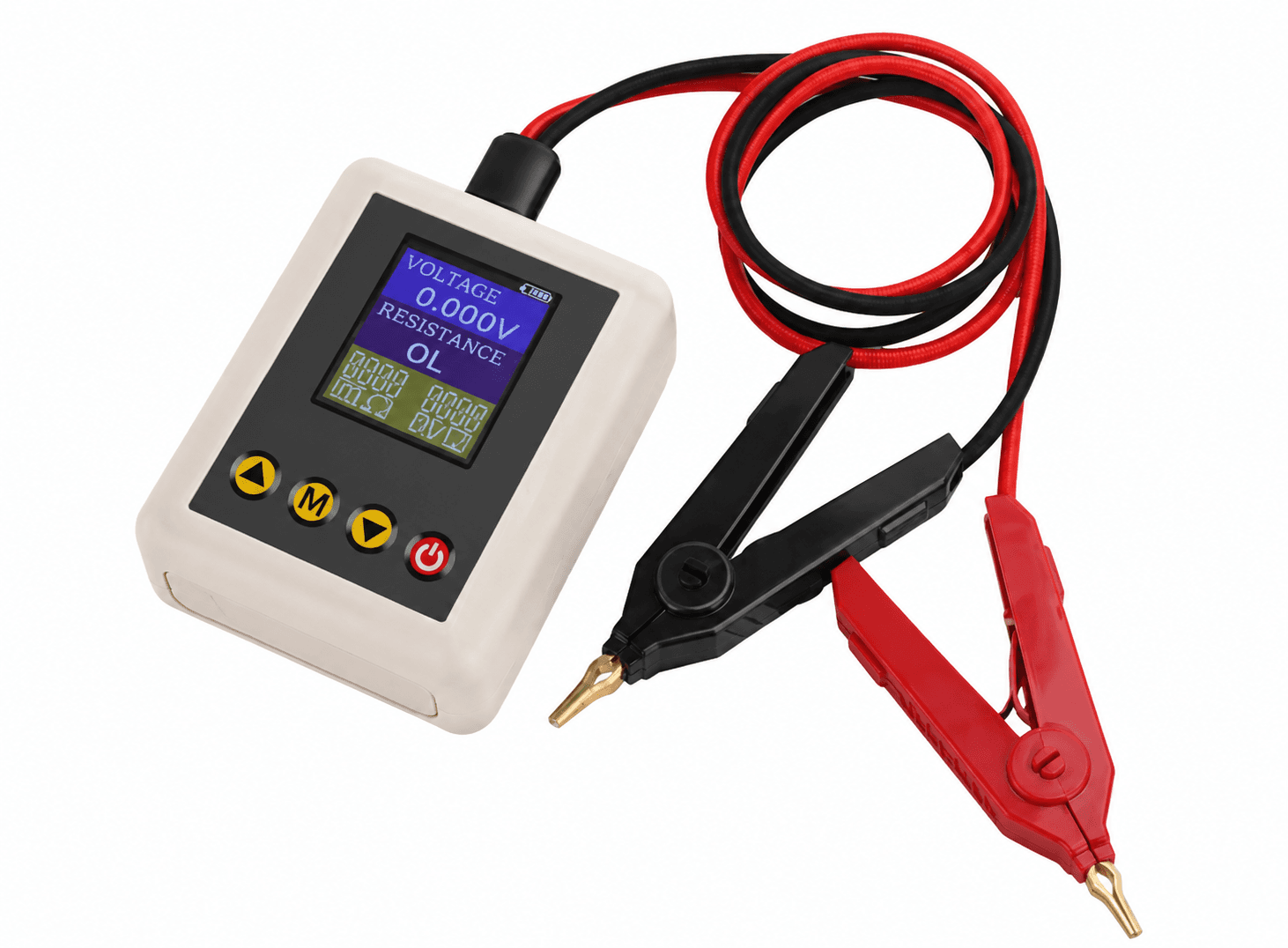 جهاز فحص المقاومة الداخلية للبطاريات 4-Wire DC5V بشاشة 1.77 بوصة | Battery Internal Resistance Tester