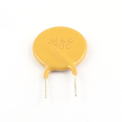 فيوز PPTC ذاتي الاسترجاع موديل JK60-300 بفولتية 60 فولت وتيار 3 أمبير | PPTC Resettable Fuse JK60-300, 60V 3A