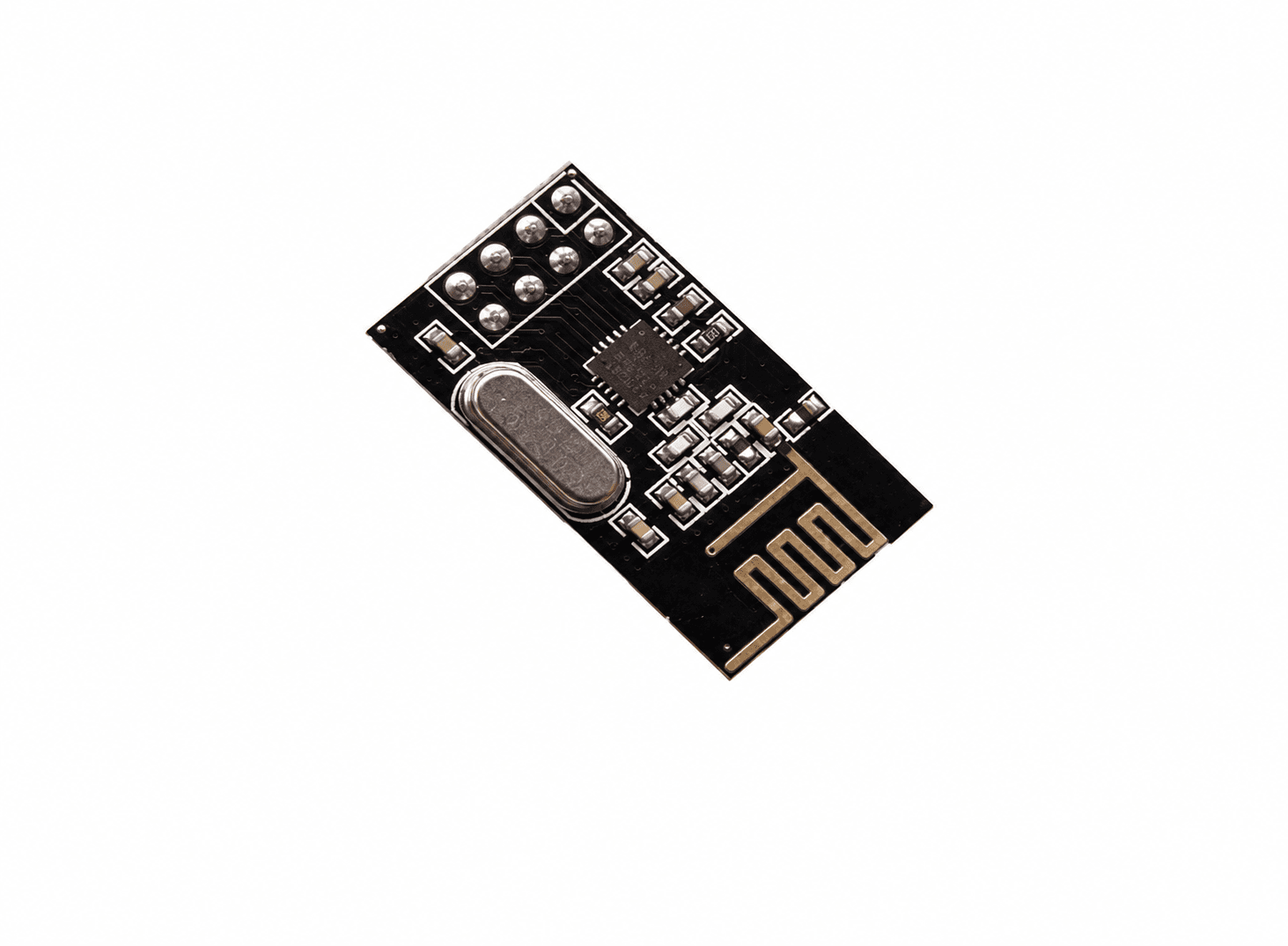 وحدة إرسال واستقبال لاسلكية موديل NRF24L01 بتردد 2.4 جيجاهرتز | NRF24L01 2.4GHz Wireless Transceiver Module