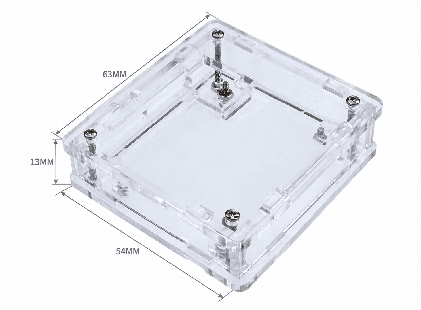 منظّم حرارة رقمي موديل W1209 مع علبة أكريليك | W1209 Digital Thermostat Temperature Control Module with Acrylic Case