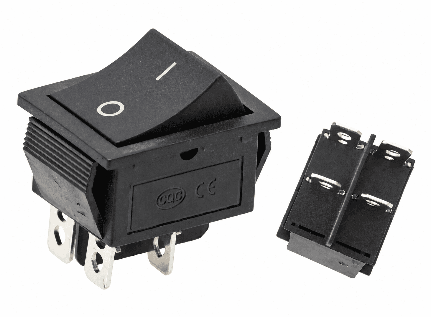 مفتاح هزاز KCD4 ON-OFF 16A 250VAC-20A 125VAC بـ 4 أطراف X52279 | Rocker Switch