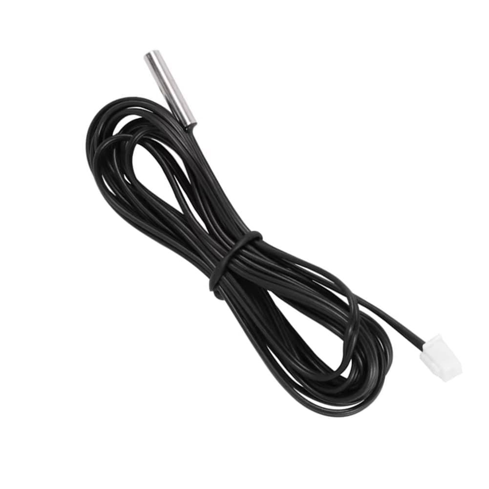 وحدة حساس حرارة NTC بقيمة 10 كيلوأوم بمجس بطول متر | High-Precision NTC 10K Thermistor Temperature Probe Sensor Module, 1M Cable, 3-Pin