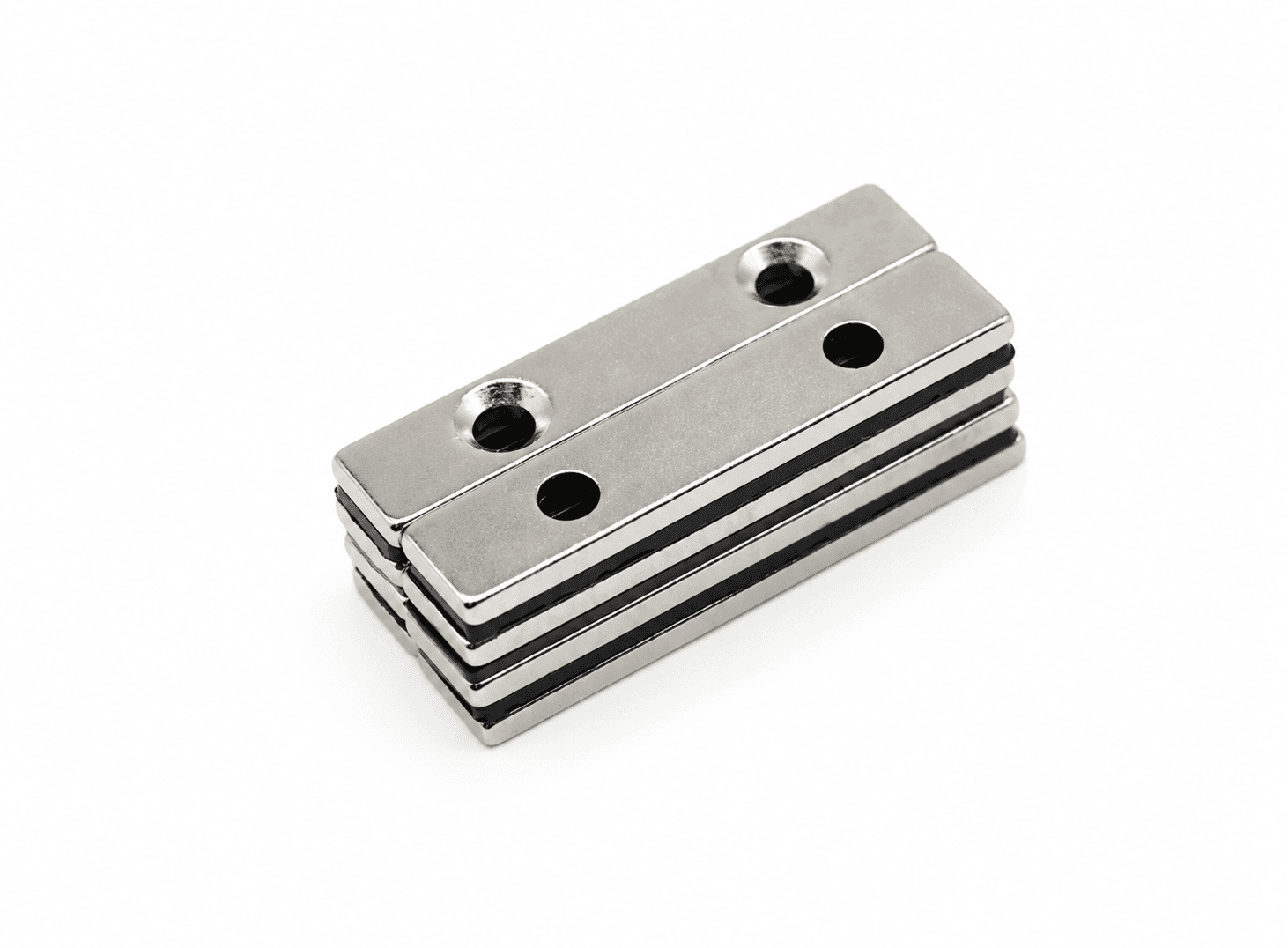 مغناطيس نيوديميوم N35 بتصميم كتلة 50x10x3-5 مم F8 011239 | Neodymium Magnet