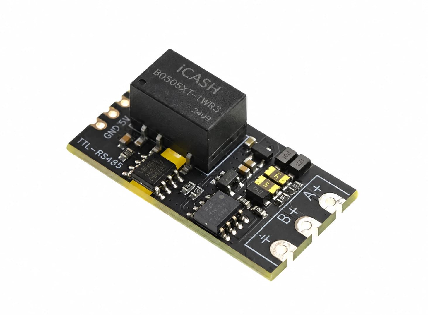 موديول معزول من TTL إلى RS485 فائق السرعة 2Mbps مع تحويل تلقائي للاتجاه | Isolated TTL to RS485 Module High-Speed 2Mbps Serial Port Converter