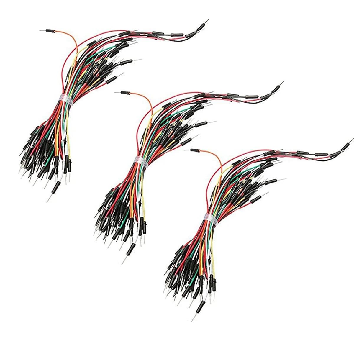 أسلاك توصيل مرنة للبريد بورد 65 قطعة | 65Pcs Solderless Flexible Breadboard Jumper Wire Cables