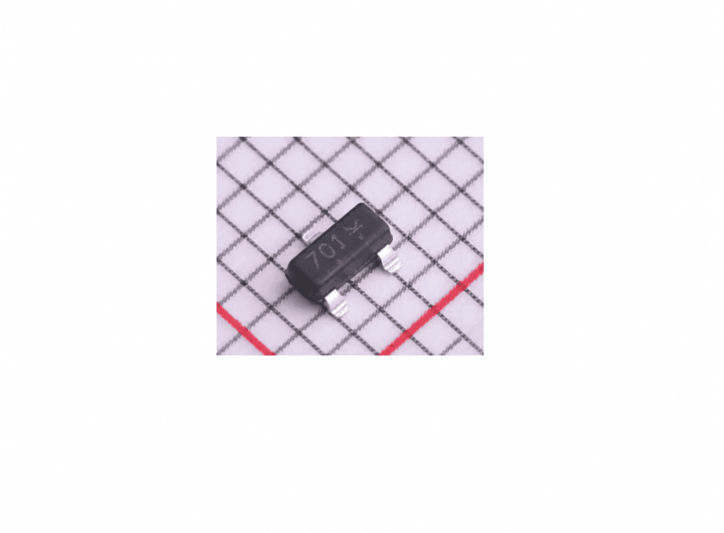 ترانزستور L2N7002SLLT1G silk screen 701, MOSFET,60V 380mA N–Channel SOT-23 | MOSFET Transistor