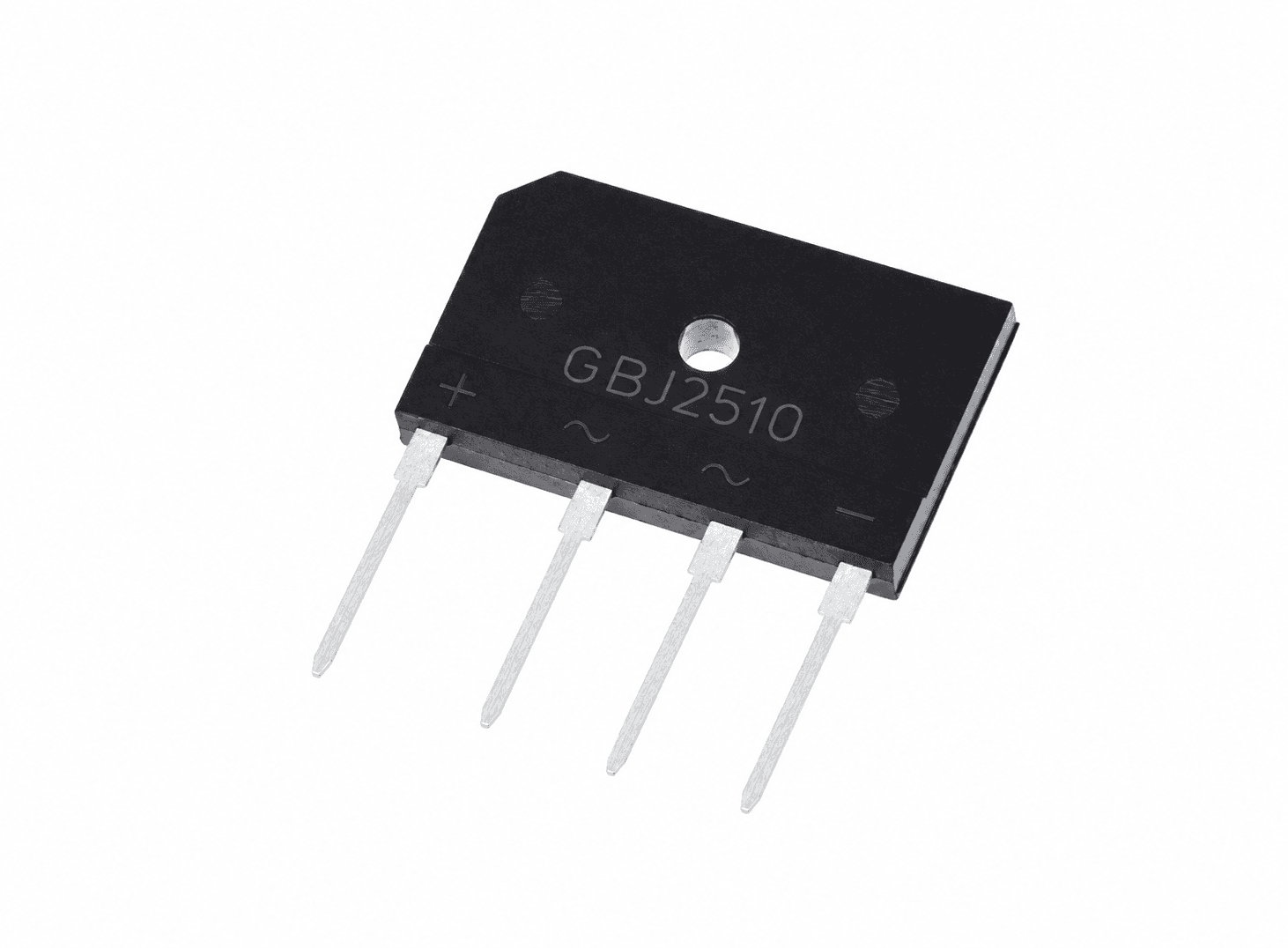 قنطرة توحيد GBJ2510 بتيار 25A وفولتية 1000V حزمة GBJ | GBJ2510 Bridge Rectifier 25A 1000V, GBJ Package