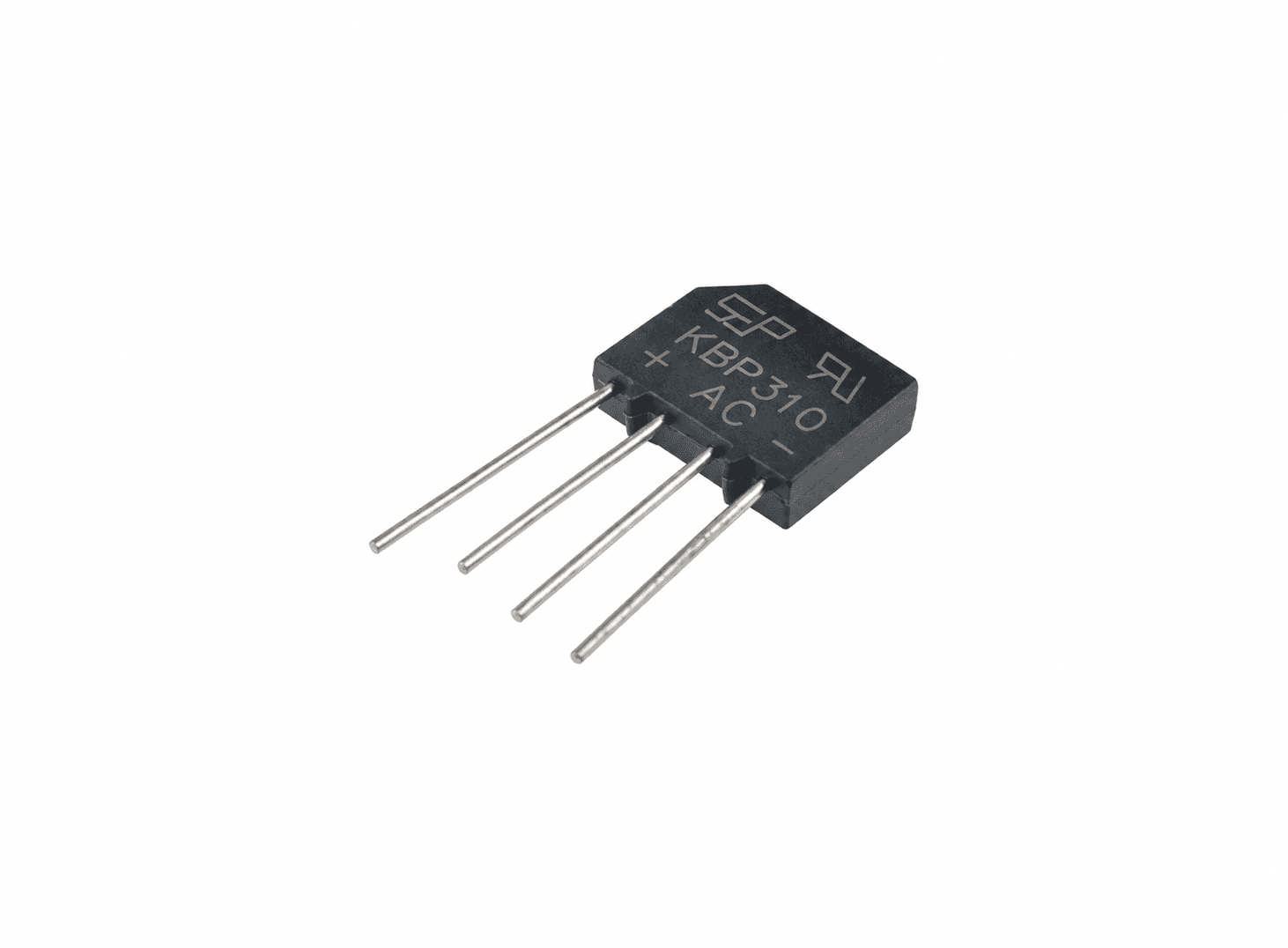 قنطرة توحيد KBP310 بتيار 3A وفولتية 1000V حزمة KBP | KBP310 Bridge Rectifier 3A 1000V KBP Package