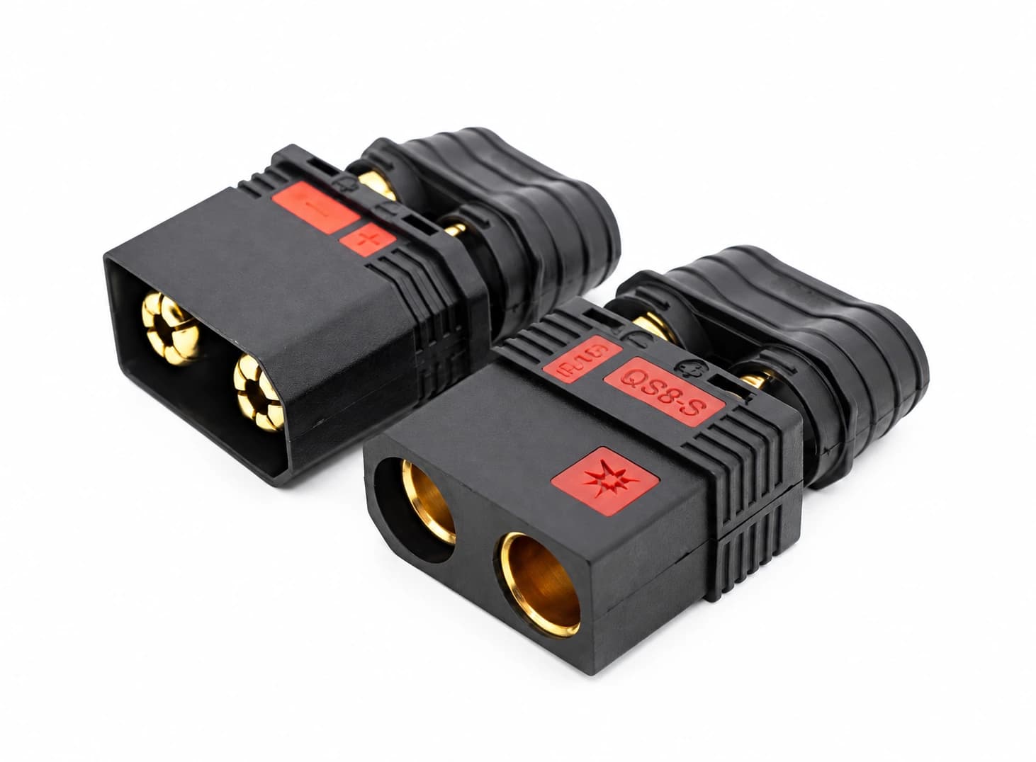 موصل بطارية QS8-S مضاد للشرر أسود | Black QS8-S Anti-Spark Battery Connector