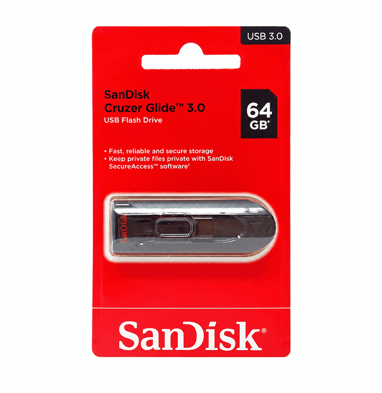 فلاش ميموري سانديسك كروزر غلايد 64 جيجابايت USB 3.0 | USB Flash Drive