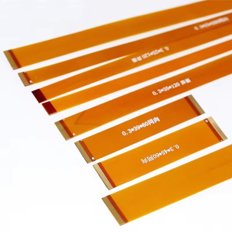 كيبل مسطح مرن FFC بمسافة 0.3mm وعدد 8 أطراف بطول 10cm | Flexible Flat Cable FFC 0.3mm Pitch, 8-Pin, 10cm Length
