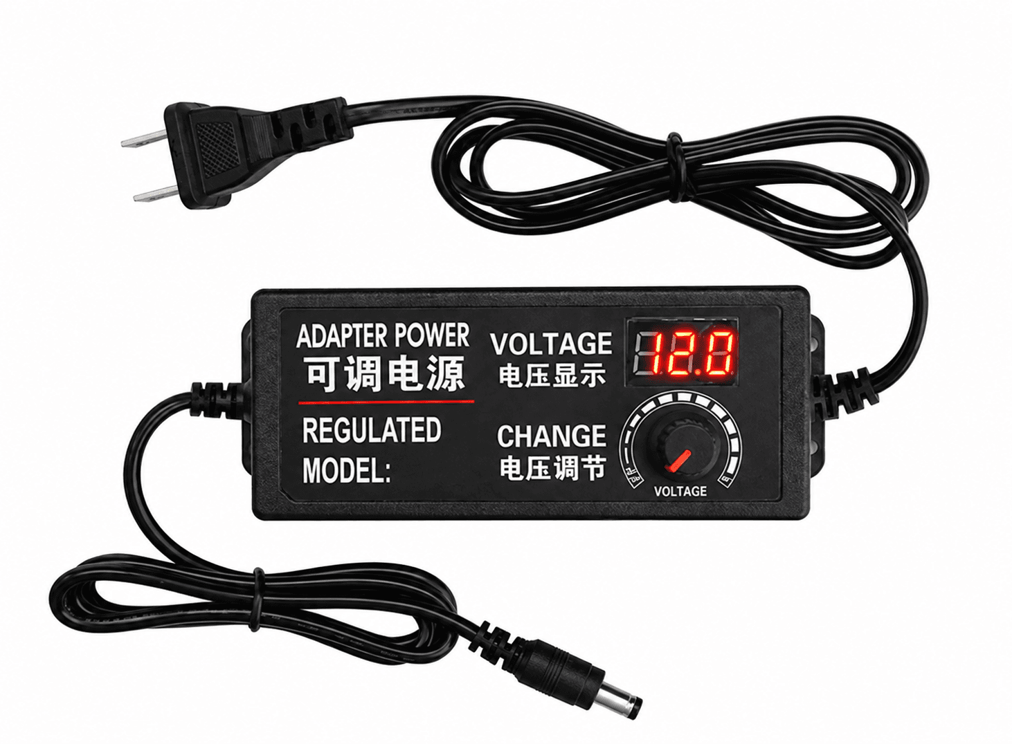 محول طاقة تيار مستمر قابل للضبط 9-36V 3A | AC to DC Power Adapter