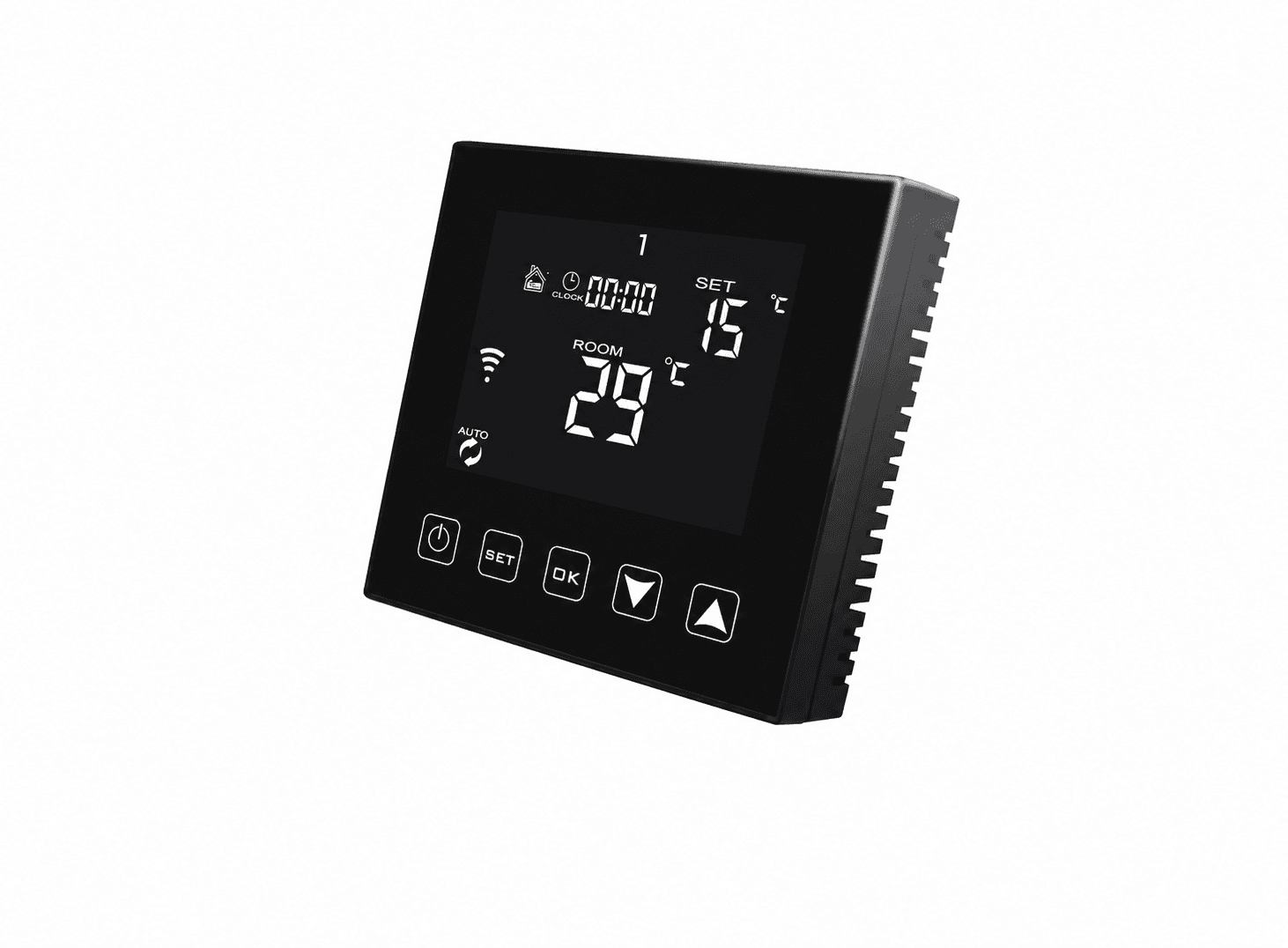 ترموستات ذكي للتدفئة الأرضية J6 F0163A يدعم الواي فاي و Alexa بقدرة 3A أسود | WiFi Smart Thermostat