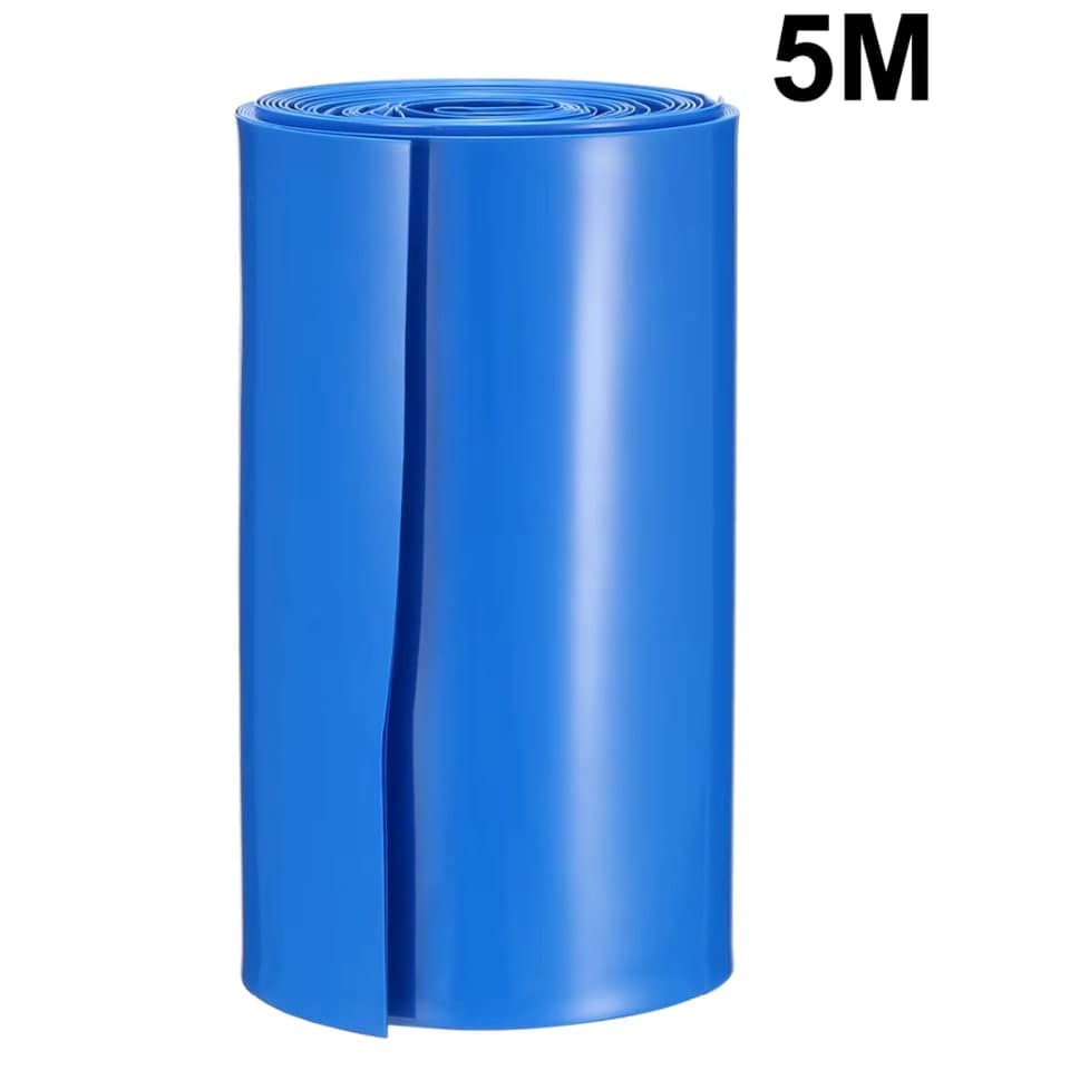 أنبوب انكماش حراري PVC بعرض مسطّح 70 ملم بطول متر واحد | PVC Heat Shrink Tube, 70mm Flat Width, 1 Meter