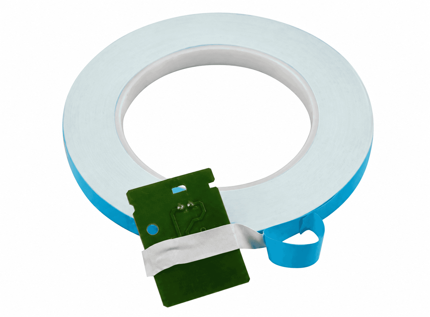 شريط لاصق حراري بوجهين عرض 15mm وطول 25m وسماكة 0.2mm بتوصيل 1.5 W/m·K | Double-Sided Thermal Conductive Adhesive Tape 15mm x 25m, 0.2mm, 1.5 W/m·K