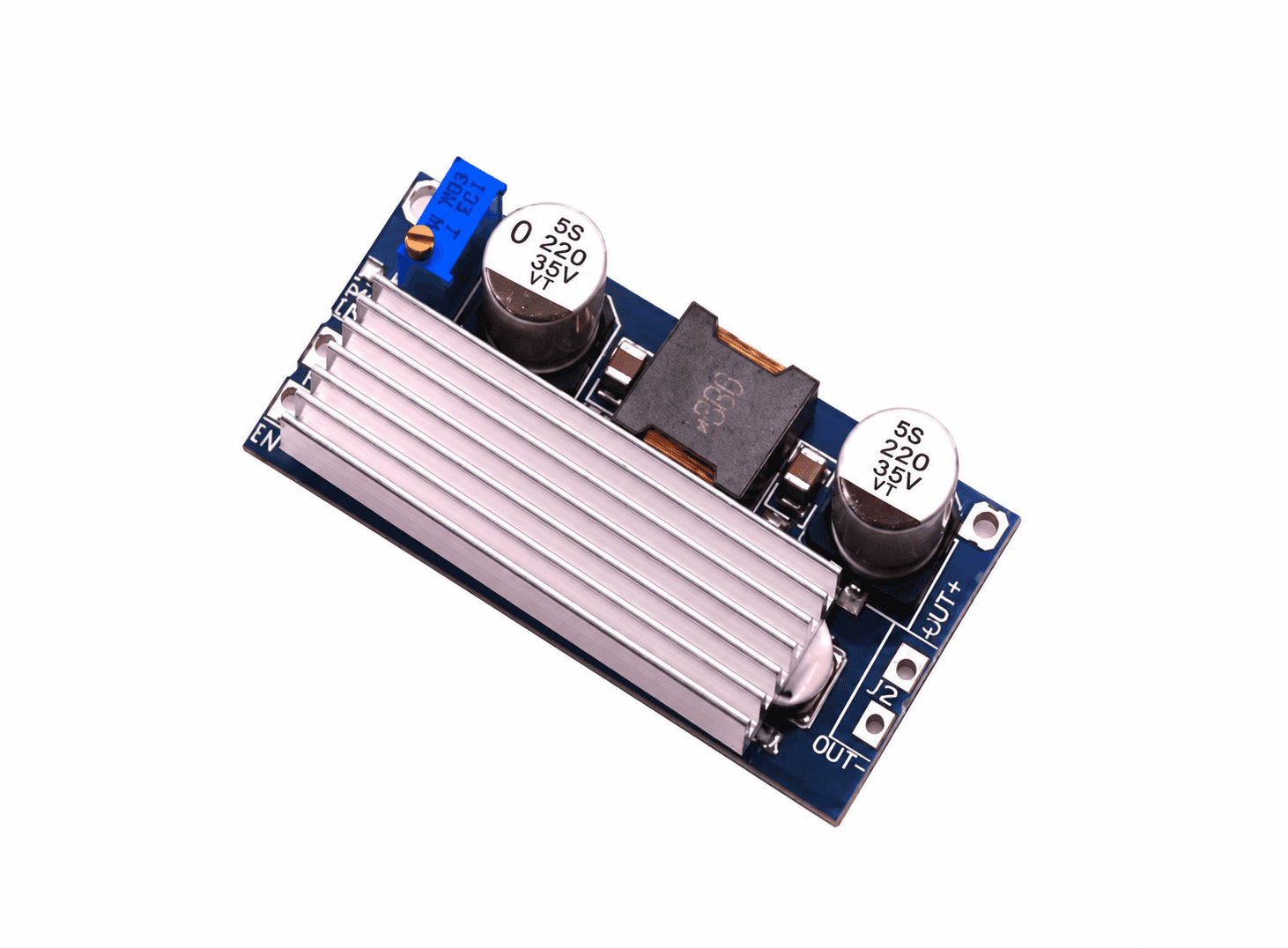 محول رافع للجهد 100W 4-30V إلى 5-35V 9A 011027 | DC-DC Boost Converter