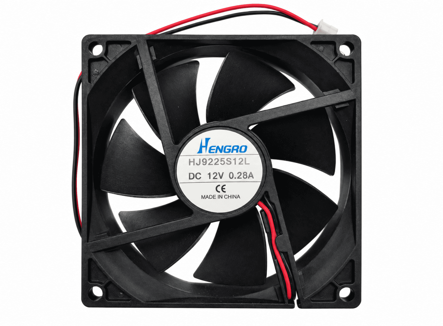 مروحة مربعة Square Fan DC 12V بقدرة 0.28A وبحجم 92x92x25mm | Square Fan