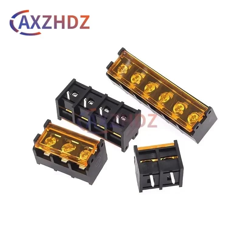 طرف توصيل لوحة إلكترونية HB-9500 5P 9.5mm مع غطاء واقٍ | HB-9500 5P 9.5mm Terminal Block Connector with Cover PCB Mount