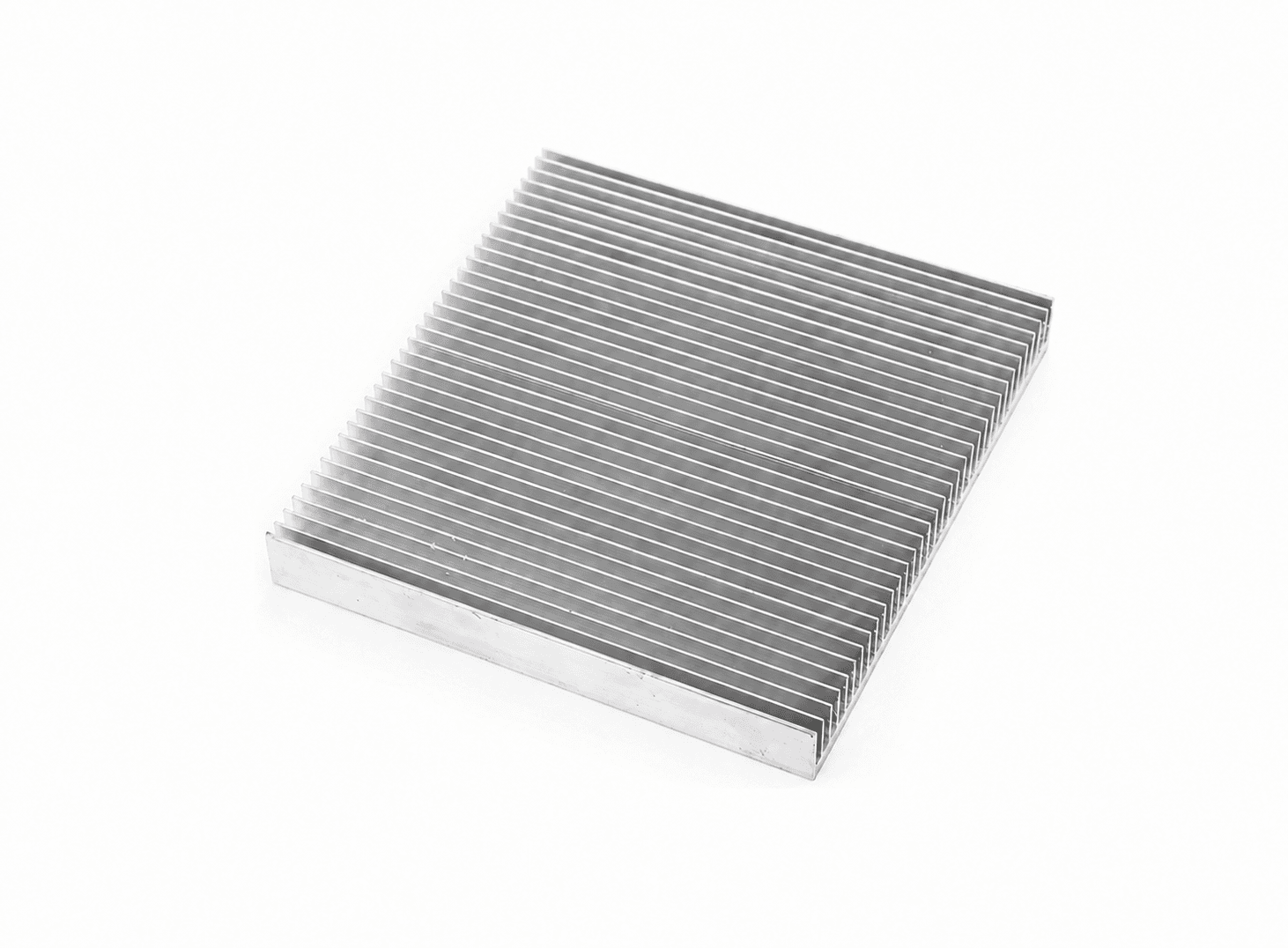 مشتّت حراري ألمنيوم بقياس 90x90x15mm | Aluminium Heatsink 90x90x15mm
