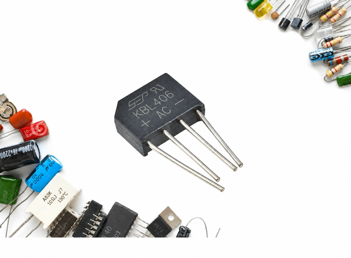 جسر ديود مقوم KBL406 600 فولت 4 أمبير Diode Bridge Rectifier KBL406 | Bridge Rectifier