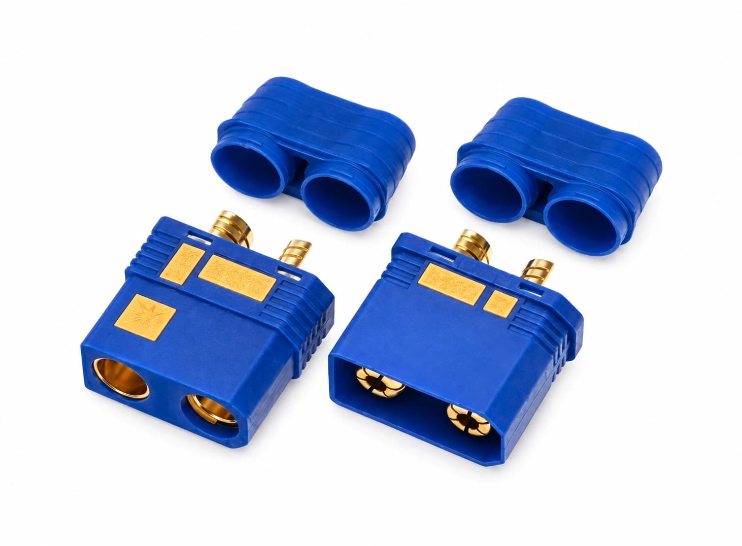 موصل بطارية QS8-S مضاد للشرر أزرق | Blue QS8-S Anti-Spark Battery Connector