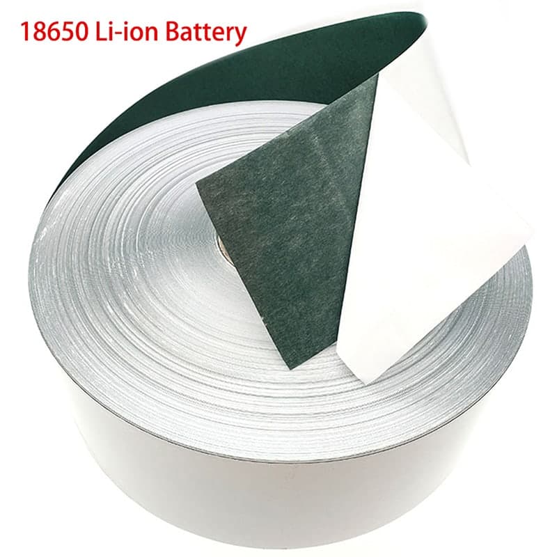 عوازل ورقية لاصقة Barley Paper للقطب الموجب لخلايا 18650 | 18650 Battery Insulation Gasket Barley Paper Rings
