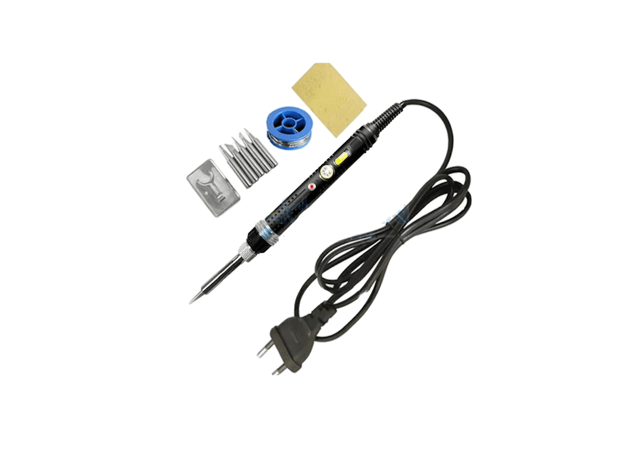 طقم كاوية لحام 9 في 1 بقدرة 60 واط مع تحكم بالحرارة | Soldering Iron Kit