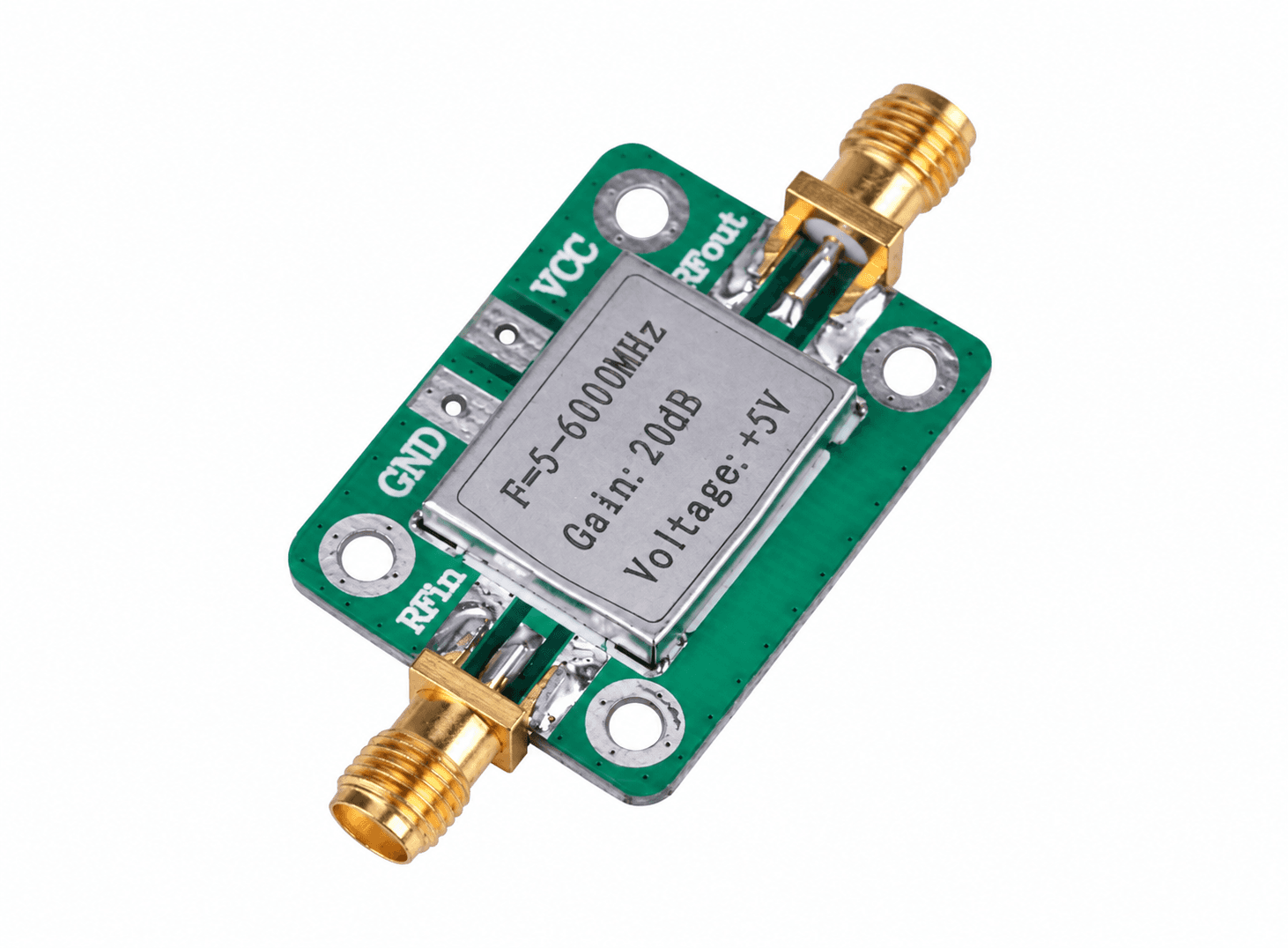 مكبر إشارة RF Signal Power Amplifier 5-6000MHz DC 5V 85mA X13154 | RF Amplifier
