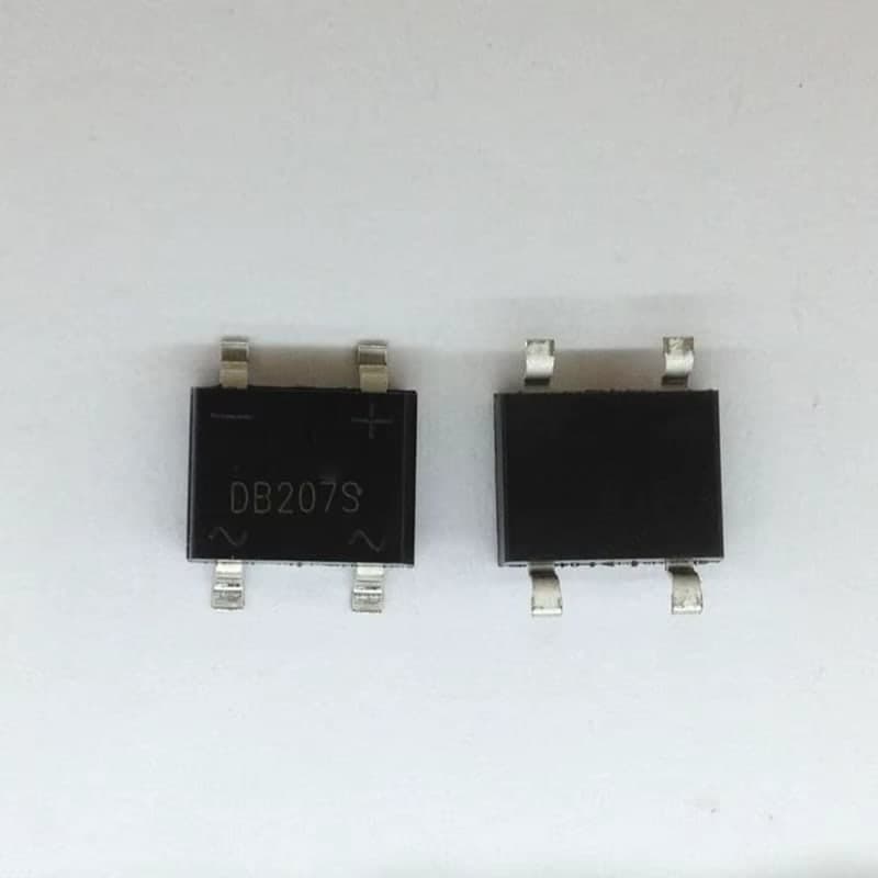 قنطرة توحيد DB207S سطحية التركيب بتيار 2A وفولتية 1000V | DB207S SMD Bridge Rectifier 2A 1000V DBS Package