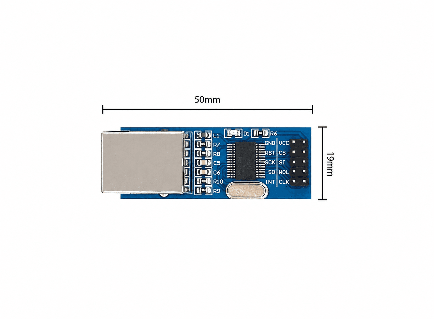 مودم شبكة ايثرنت ENC28J60 SPI | Ethernet Network Module