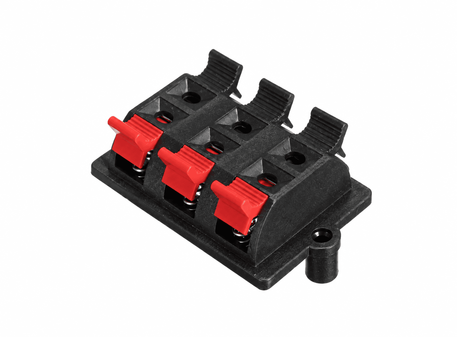 منفذ سماعات بـ 6 مواضع مع زنبرك AC 50V 3A 050853 | Speaker Terminal