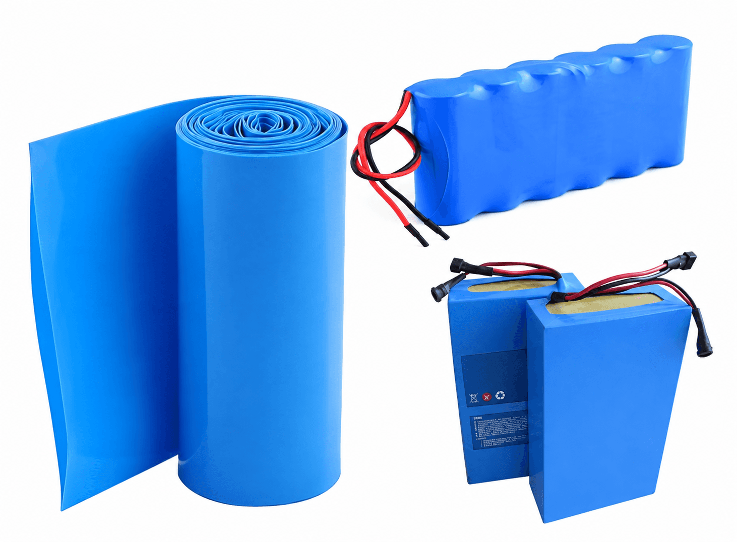 أنبوب انكماش حراري PVC بعرض مسطّح 400 ملم بطول متر واحد | PVC Heat Shrink Tube, 400mm Flat Width, 1 Meter