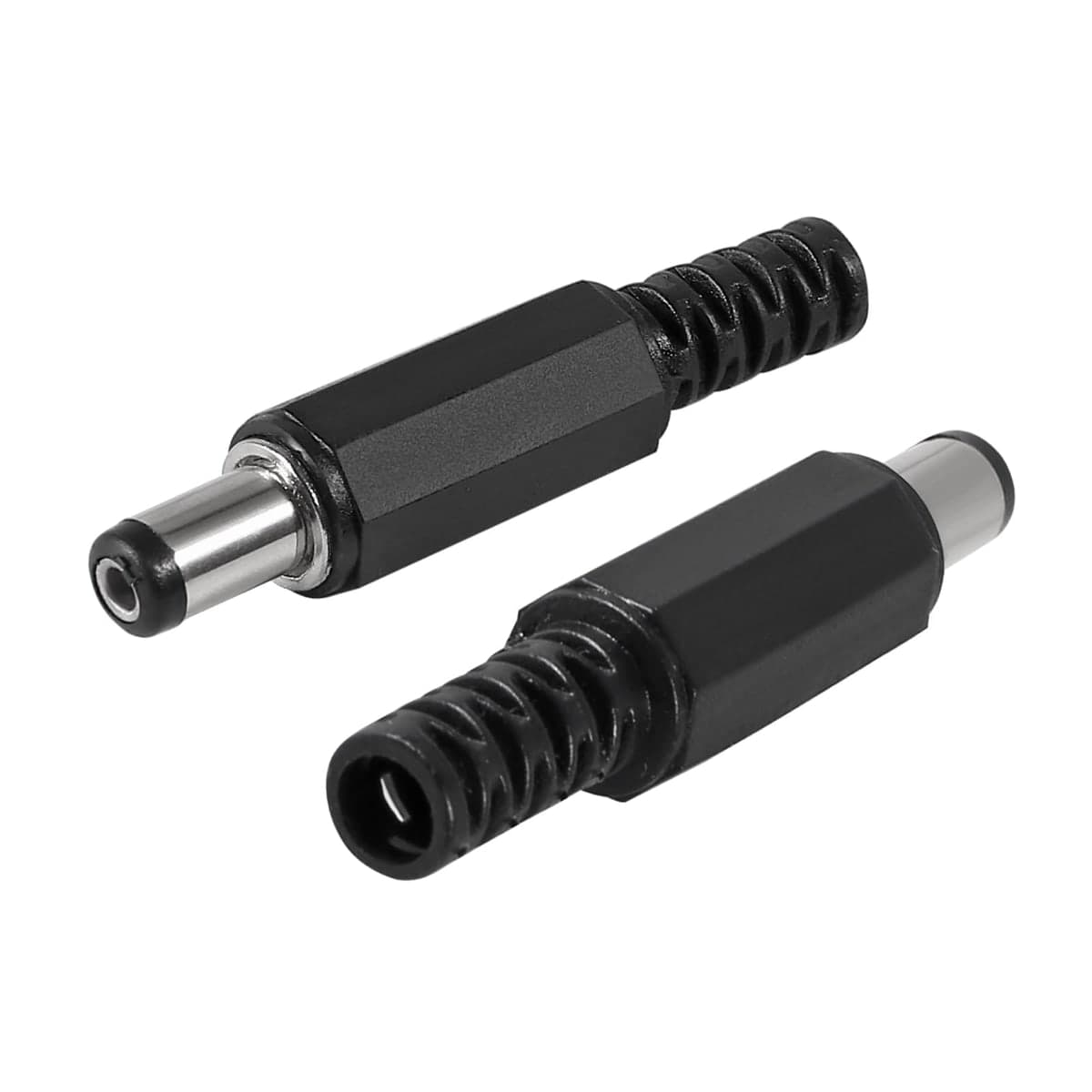 قابس تغذية DC ذكر بمقاس 5.5x2.1mm لكاميرات المراقبة | 2.1mm x 5.5mm CCTV Male DC Power Plug