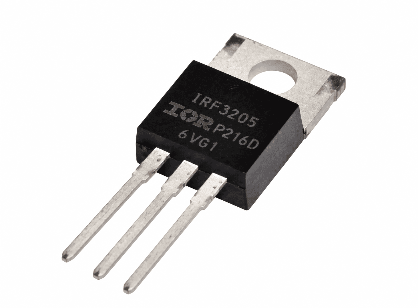 ترانزستور MOSFET قناة N موديل IRF3205 فولتية 55V وتيار 110A حزمة TO-220 | IRF3205 N-Channel MOSFET 55V 110A 8mΩ TO-220AB
