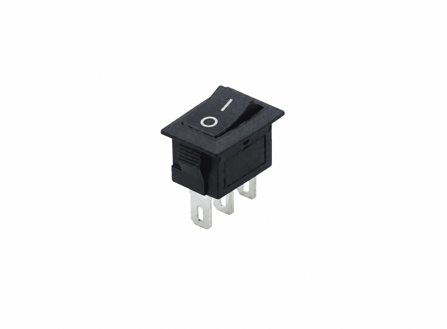 مفتاح روكر مصغّر KCD11 قياس 10x15mm بثلاثة أطراف 3A 250V | KCD11 Mini Rocker Switch 10x15mm, 3A 250V, 3-Pin On-Off