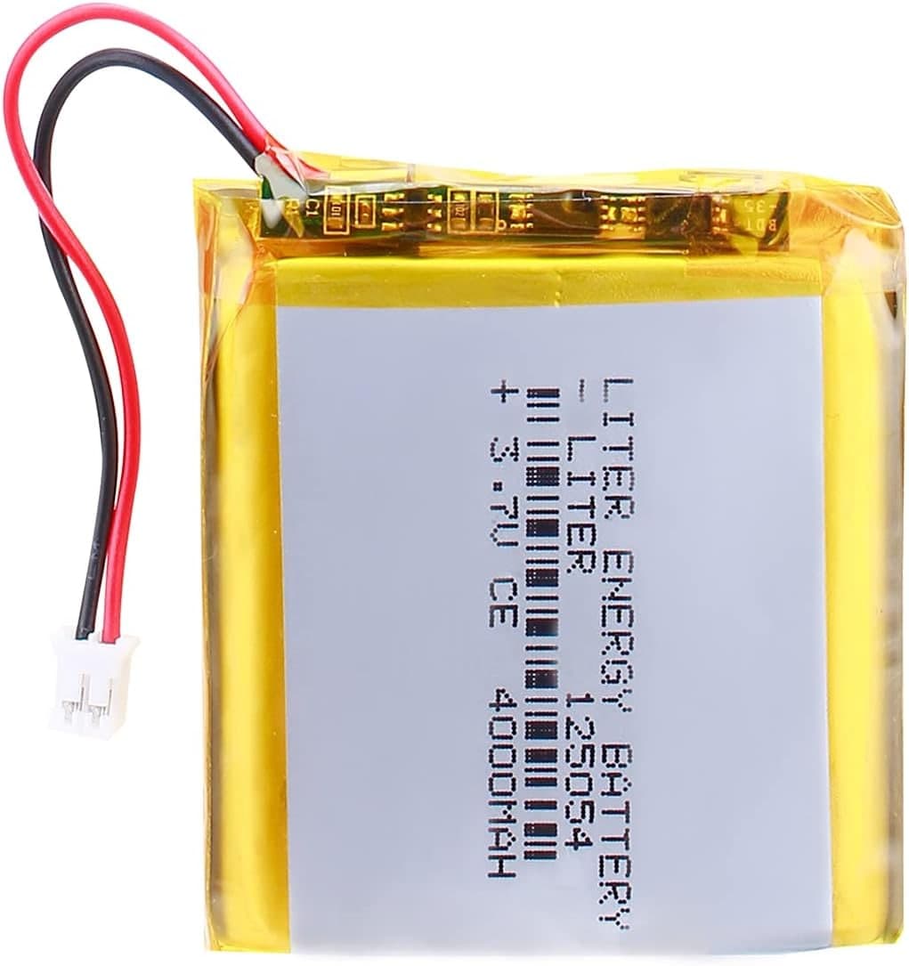 بطارية ليثيوم بوليمر 355595 سعة 4000mAh فولتية 3.7V | 355595 Lithium Polymer Battery 3.7V 4000mAh Pouch Cell